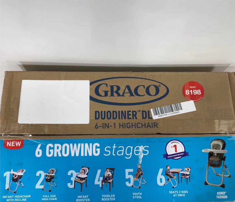 secondhand Graco DuoDiner DLX 6-in-1 High Chair, Asher