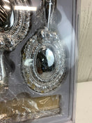 secondhand Lillian Rose Silver Bush, Comb And Mirror Set