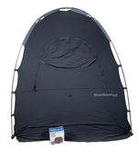 Shop SlumberPod 3.0 Sleep Canopy with Fan, Black with Gray Accents at Goodbuygears