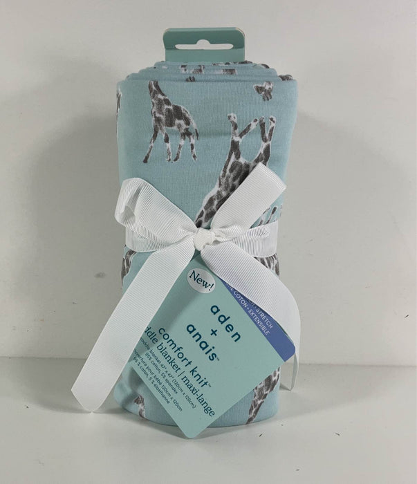 Shop Aden + Anais Comfort Knit Swaddle Blanket, Jade Giraffes at Goodbuygears