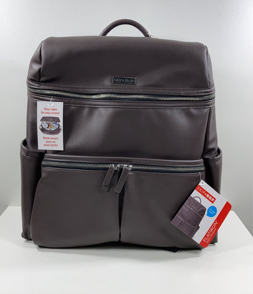 Shop Skip Hop Flatiron Diaper Bag, Raisin Faux Leather at Goodbuygears