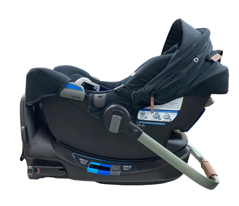 Shop Nuna PIPA rx Infant Car Seat, 2023, Caviar at Goodbuygears