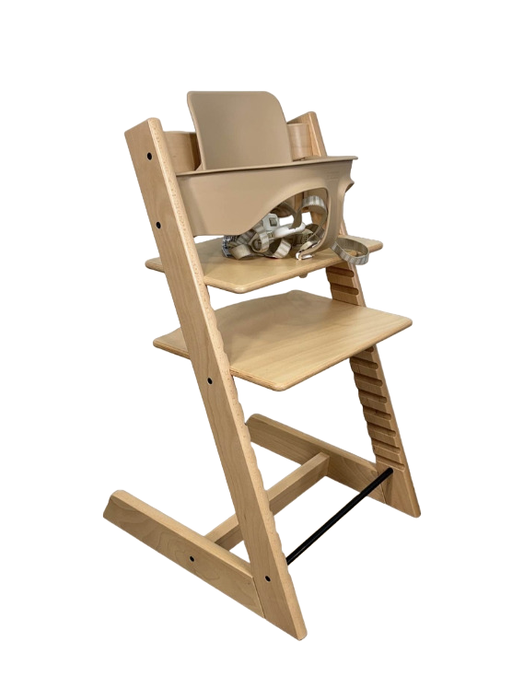 Stokke Tripp Trapp High Chair With Baby Set, Natural, 1