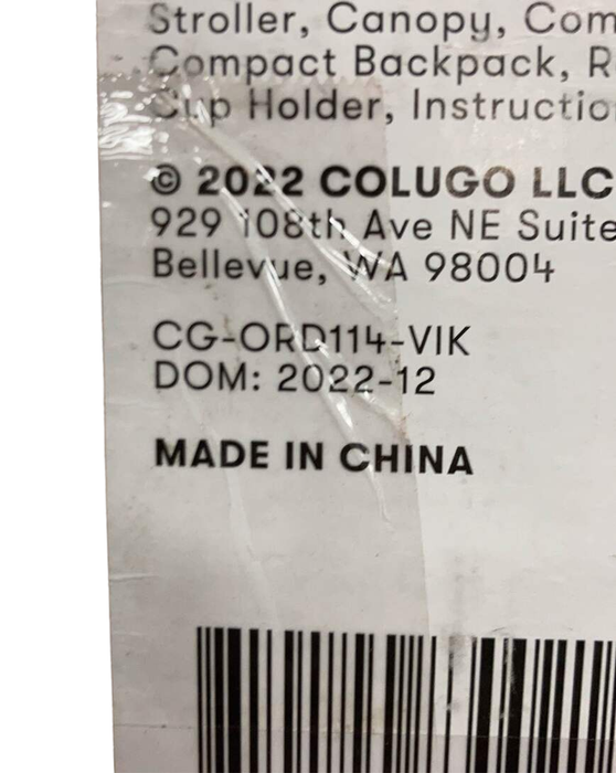 Shop Colugo Compact Stroller, Wild Child, 2022 at Goodbuygears
