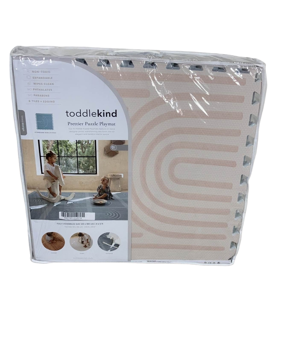 Shop Toddlekind Prettier Puzzle Playmat Standard, Linear, Linen at Goodbuygears
