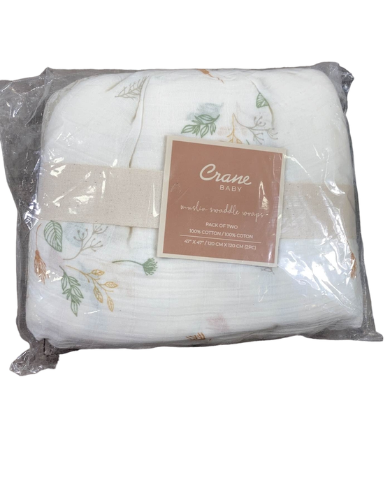 Shop Crane Baby Cotton Muslin Swaddle Set of 2, Willow Batik at Goodbuygears
