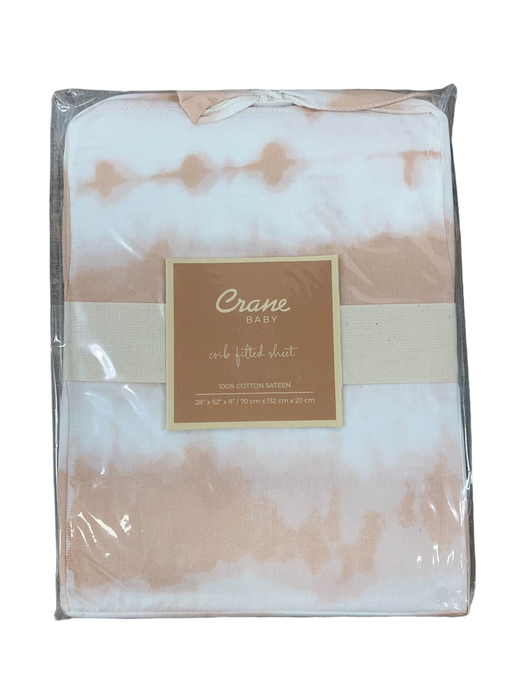 Shop Crane Baby Crib Fitted Sheet, Pink Tie Dye at Goodbuygears