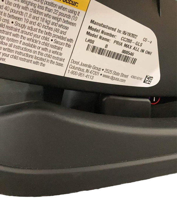 Shop Maxi-Cosi Pria Max All-in-One Convertible Car Seat, 2022, Network Grey at Goodbuygears