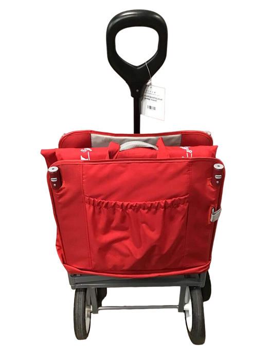 Radio Flyer 3-in-1 EZ Fold Wagon With Canopy, Red