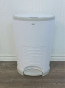 used Diaper Dekor Classic Diaper Pail, White