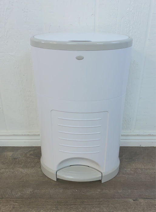 used Diaper Dekor Classic Diaper Pail, White