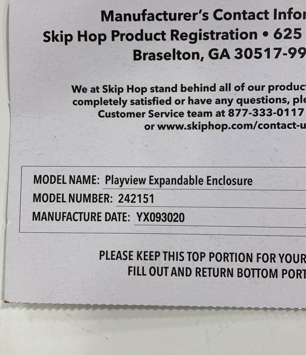 used Skip Hop Playview Expandable Enclosure