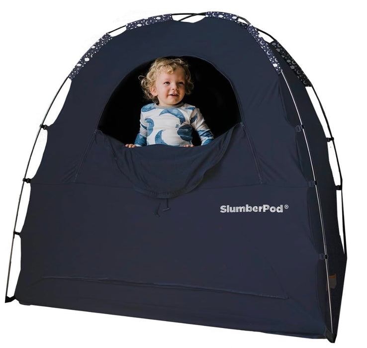 Shop SlumberPod 3.0 Sleep Canopy, Navy with Night Sky Accents at Goodbuygears