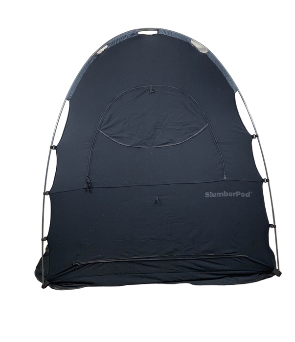 Shop SlumberPod 3.0 Sleep Canopy with Fan, Black with Gray Accents at Goodbuygears