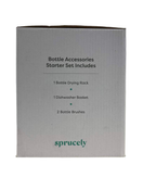 Shop Sprucely Bottle Accessories Starter Set, White/Sage at Goodbuygears