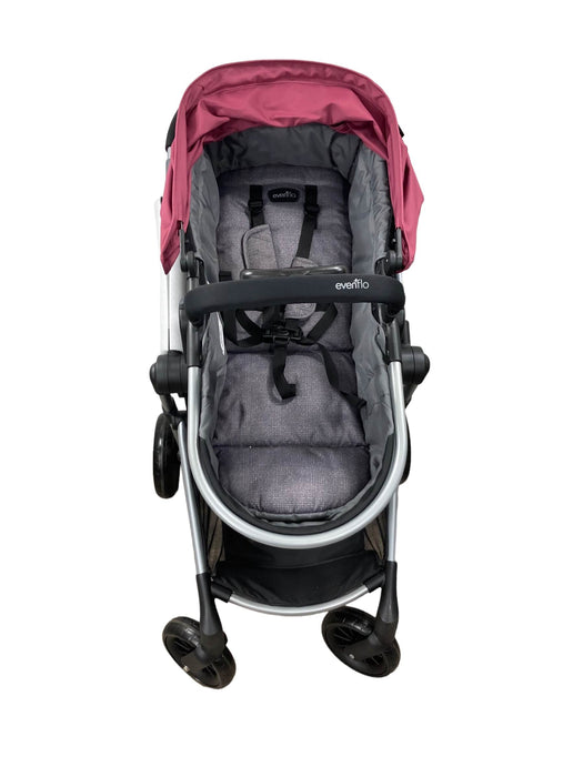 Shop Evenflo Pivot Modular Travel System Stroller, 2022, Dusty Rose Pink at Goodbuygears