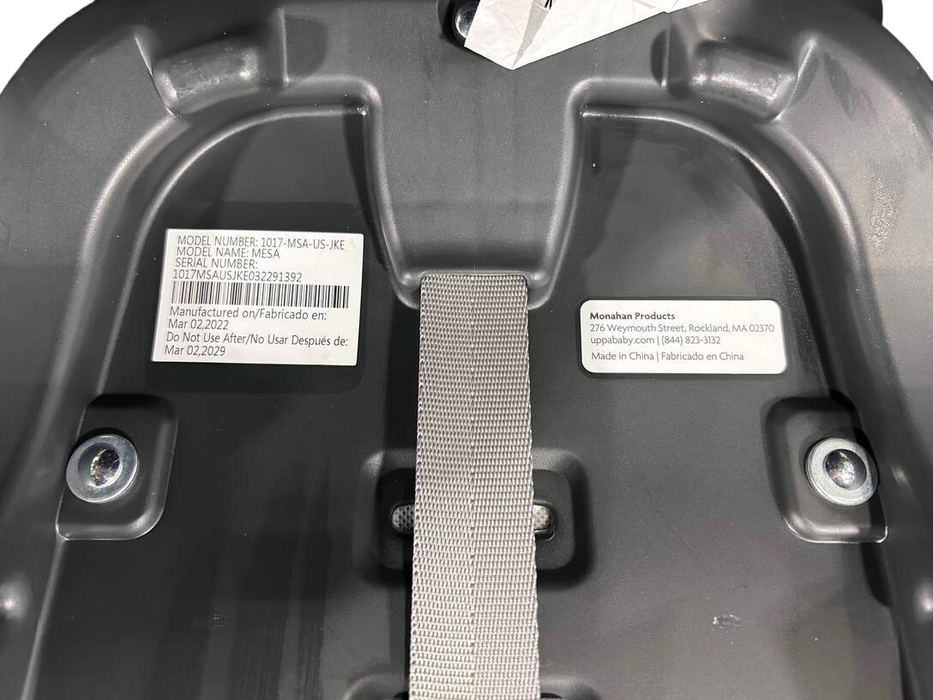 Shop UPPAbaby MESA Infant Car Seat, 2022, Jake (Black) at Goodbuygears