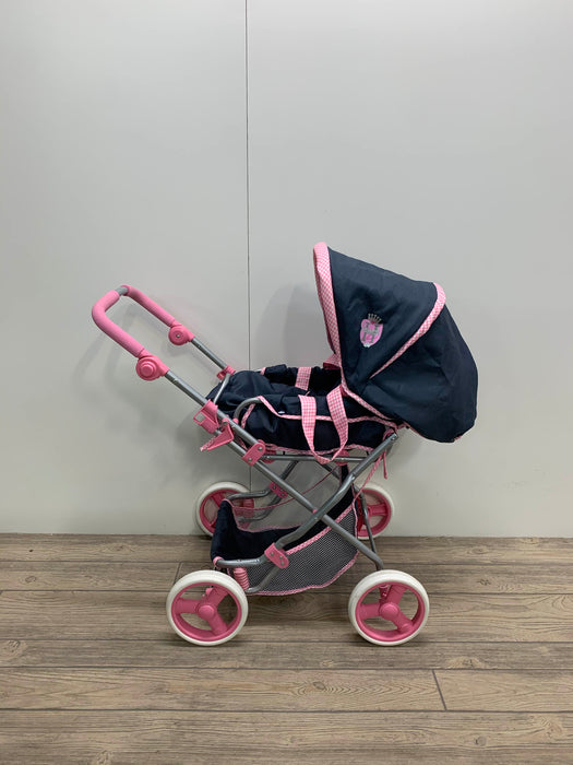 Shop Hauck Classic Julia Navy and Pink Toy Doll Pram at Goodbuygears