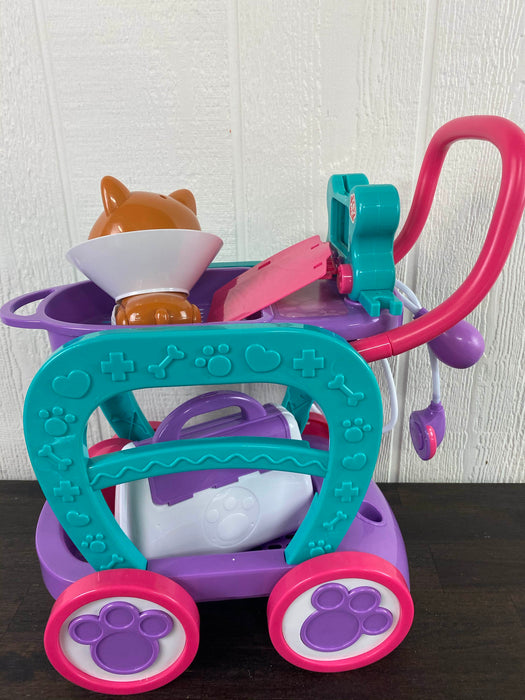 used Kid Connection Veterinarian Cart Play Set