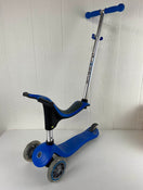 secondhand Globber 3-Wheel Adjustable Kick Scooter, With seat