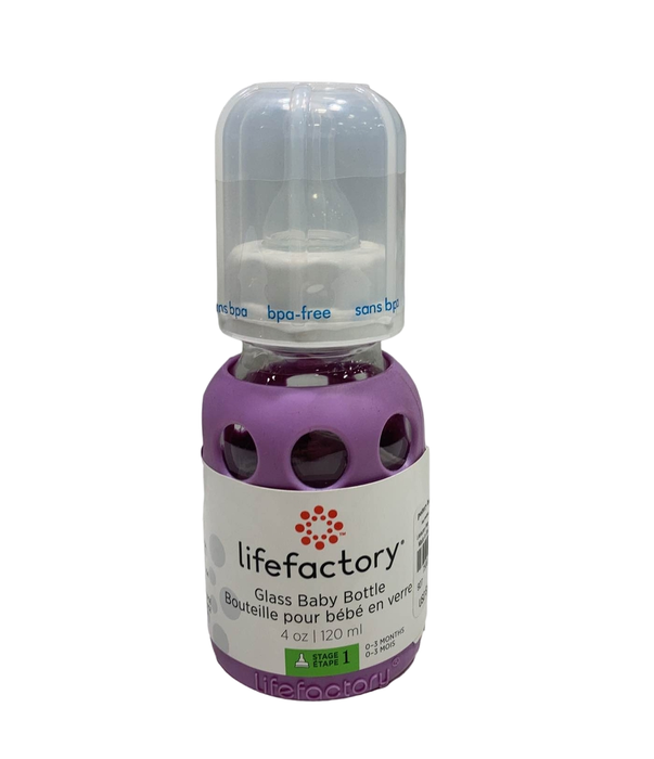used Lifefactory 4 oz. Glass Bottle