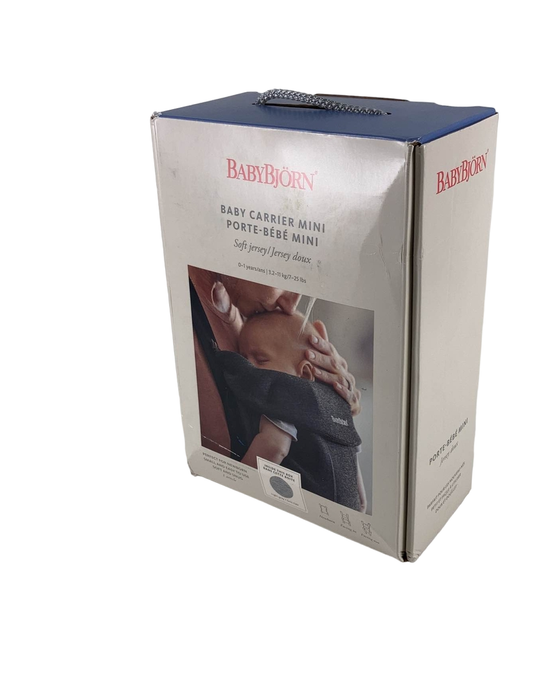 Shop BabyBjorn Baby Carrier Mini, Light Gray 3D Jersey at Goodbuygears