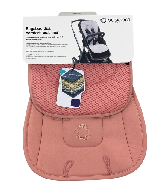 Shop Bugaboo Dual Comfort Seat Liner, Morning Pink at Goodbuygears