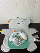 used Bright Starts Tummy Time Prop & Play Mat, Bear