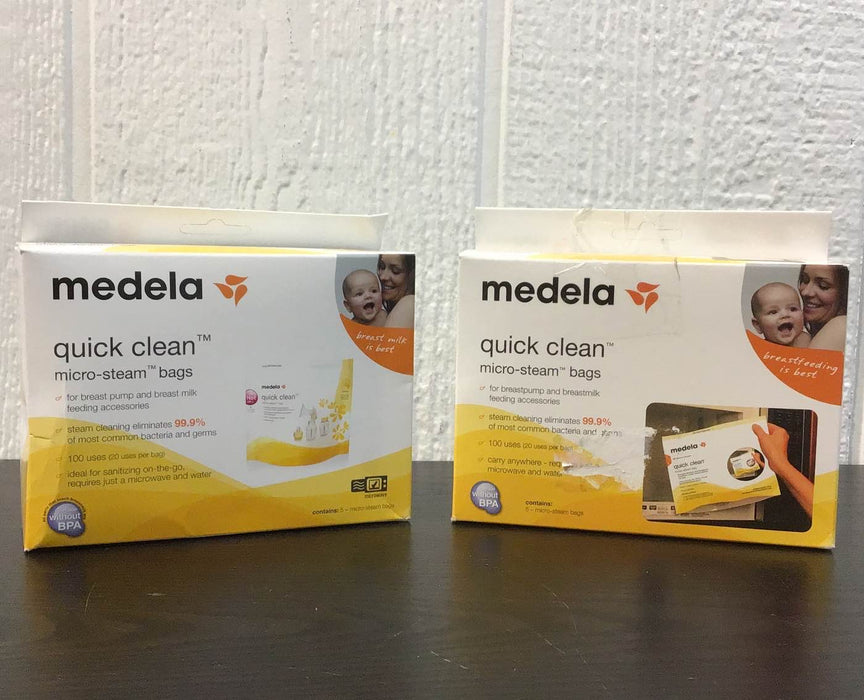used Medela Quick Clean Micro Steam Bags