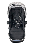 Shop Mockingbird 2nd Seat Kit with Extendable Canopy, 2021, Black, Windowpane, Silver with Penny Leather at Goodbuygears