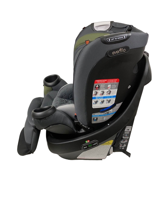Shop Evenflo Revolve 360 Extend Rotational Convertible Car Seat, 2023, Rockland Green at Goodbuygears