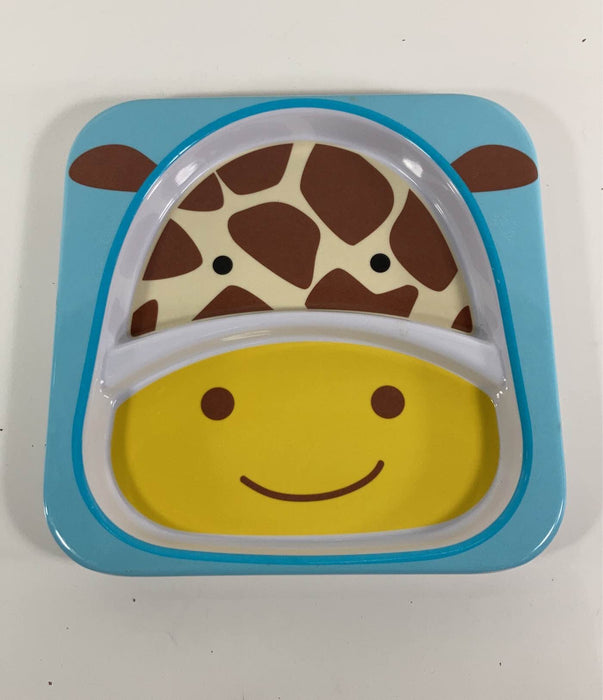 used Skip Hop Zoo Melamine Plate