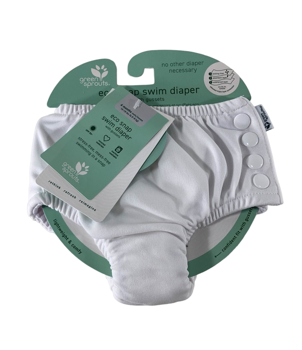 Shop Green Sprouts Swim Diapers, White, 6 Months at Goodbuygears