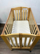 secondhand Dream On Me 2 In 1 Portable Folding Stationary Crib, 2016, With Mattress