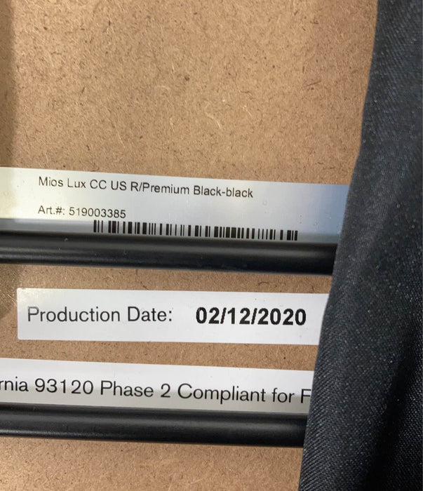 Shop Cybex MIOS LUX Carry Cot, Sepia Black at Goodbuygears