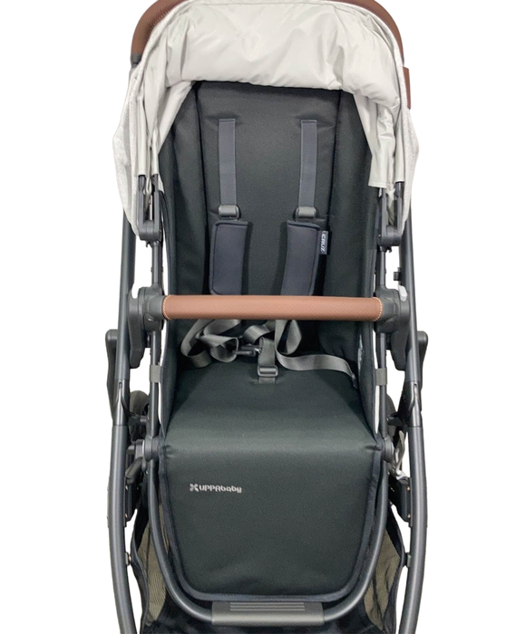 Shop UPPAbaby CRUZ V2 Stroller, 2022, Anthony (White & Grey Chenille) at Goodbuygears