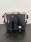 secondhand Petunia Pickle Bottom Boxy Backpack Diaper Bag, Sand/Black