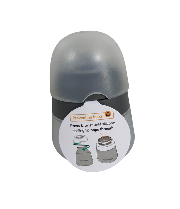 Shop Nanobébé Flexy Silicone Baby Bottle, 5oz, Grey at Goodbuygears