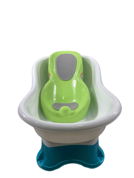 secondhand Summer Infant Comfort Height Bath Center With Step Stool