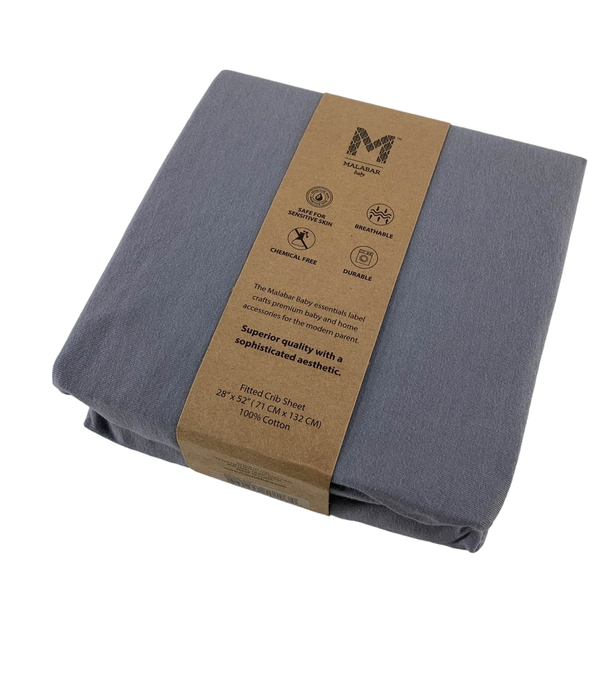 Shop Malabar Baby Fitted Crib Sheet, Erawan Grey at Goodbuygears