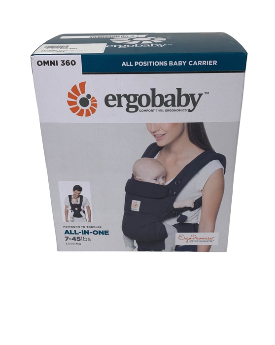 Shop Ergobaby Omni 360 Cotton Baby Carrier, Pure Black at Goodbuygears