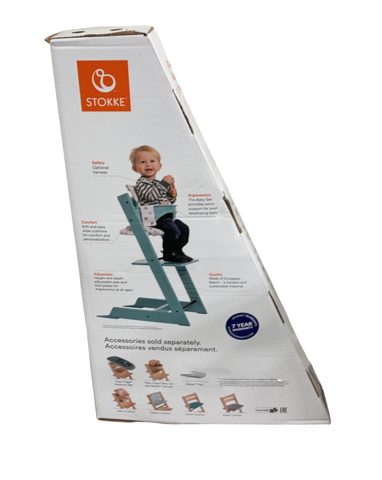 Shop Stokke Tripp Trapp Complete High Chair, White, Dots Grey, 2 at Goodbuygears