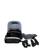 Shop Mockingbird 2nd Seat Kit with Extendable Canopy, Sky, Watercolor Drops, Silver with Penny Leather, 2023 at Goodbuygears