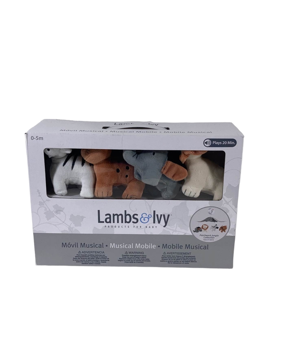 Shop Lambs & Ivy Musical Crib Mobile, Patchwork Jungle at Goodbuygears