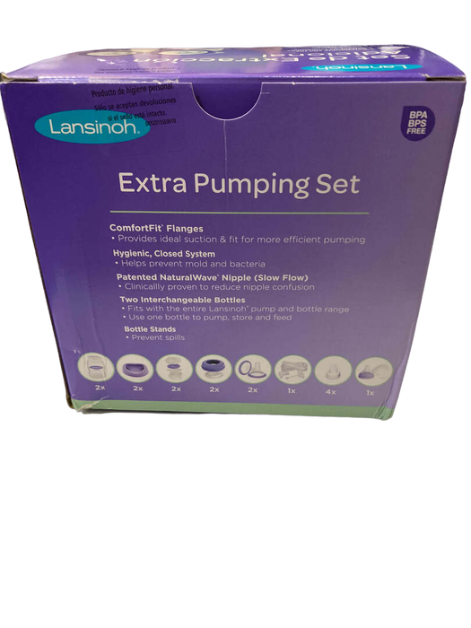 secondhand Lansinoh Extra Pumping Set