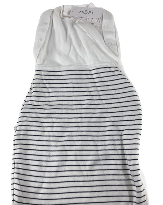 Shop MORI Newborn Swaddle Sack, Grey Stripe at Goodbuygears