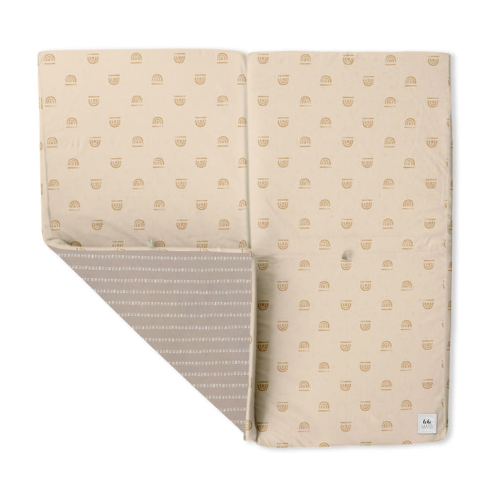 Shop Toki Kids Standard Padded Play Mat 40" x 40", Rainbow peach at Goodbuygears