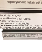 Shop Nuna RAVA Convertible Car Seat, 2021, Brushstroke at Goodbuygears