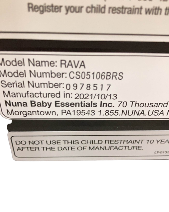 Shop Nuna RAVA Convertible Car Seat, 2021, Brushstroke at Goodbuygears