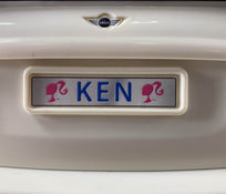 used Mattel Barbie Ken's Mini Cooper